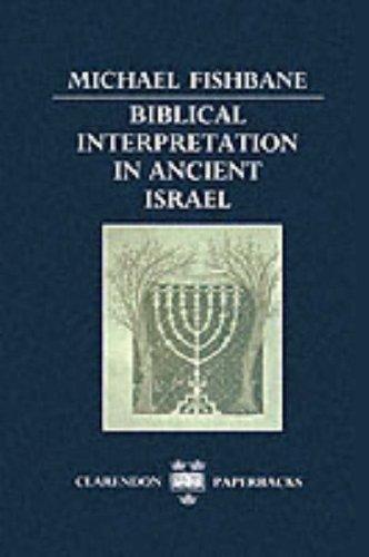 Cover of Biblical Interpretation in Ancient Israel