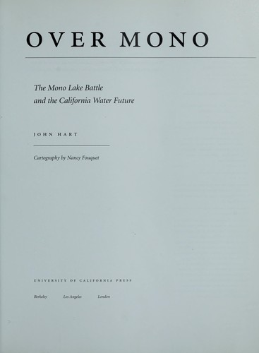 Cover of Storm Over Mono