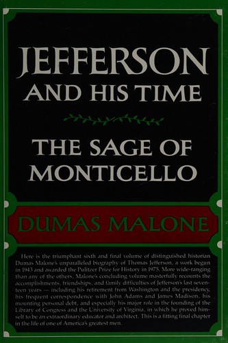 Cover of Jefferson and His Time