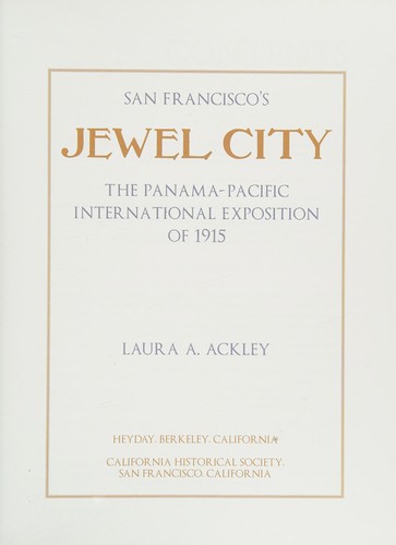 Cover of San Francisco's Jewel City