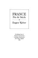 Cover of France: Fin De Siecle