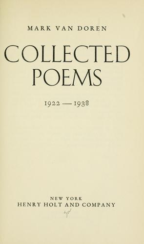 Cover of Collected Poems