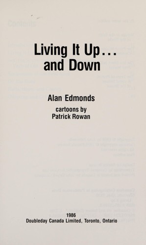 Cover of Living It Up and Down