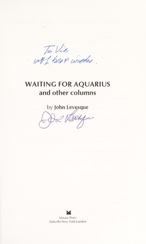 Cover of Waiting for Aquarius