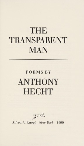 Cover of The Transparent Man