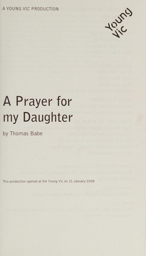 Cover of A Prayer for My Daughter