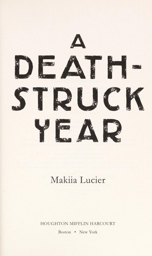 Cover of A Death-Struck Year