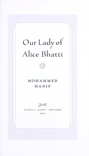 Cover of Our Lady of Alice Bhatti