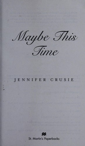 Cover of Maybe This Time