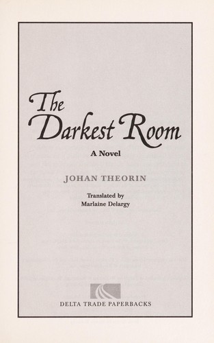 Cover of The Darkest Room