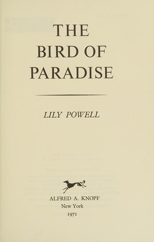 Cover of The Bird of Paradise