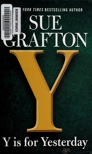 Cover of “y” Is for Yesterday