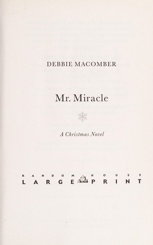 Cover of A Mrs. Miracle Christmas