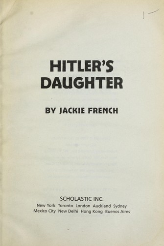 Cover of Hitler's Daughter