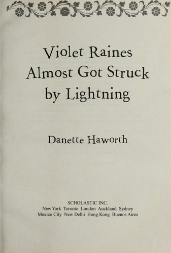 Cover of Violet Raines Almost Got Struck by Lightning