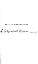 Cover of A Woman of Independent Means