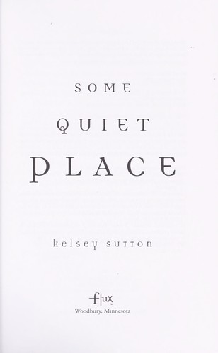 Cover of Some Quiet Place