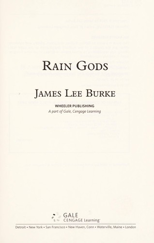 Cover of Rain Gods