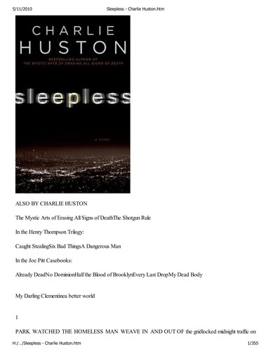 Cover of Sleepless