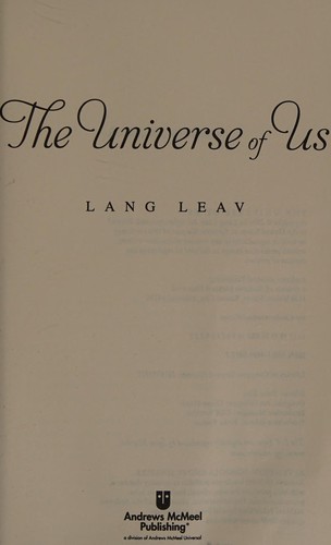 Cover of The Universe of Us