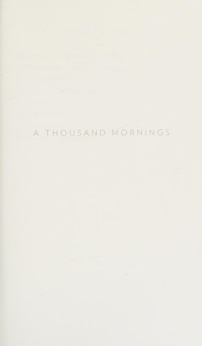 Cover of A Thousand Mornings