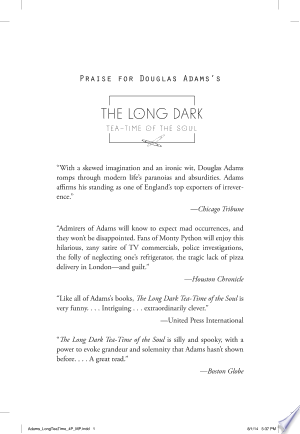 Cover of The Long Dark Tea-Time of the Soul