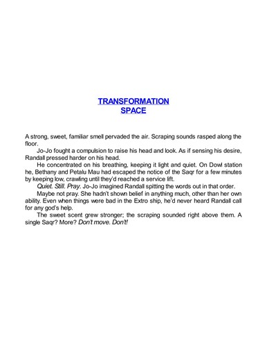 Cover of Transformation Space