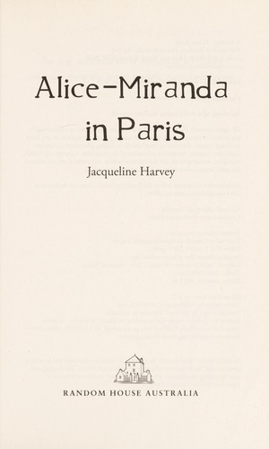 Cover of Alice Miranda in Paris