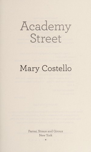 Cover of Academy Street