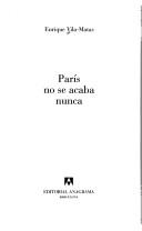 Cover of París no se acaba nunca