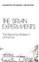 Cover of The Sirian Experiments