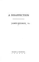 Cover of A Disaffection