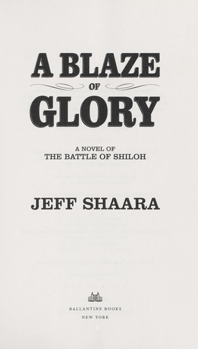 Cover of A Blaze of Glory