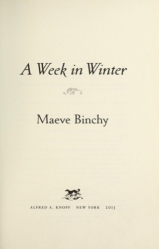 Cover of A Week in Winter