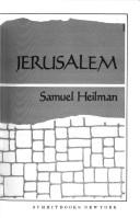 Cover of A Walker in Jerusalem