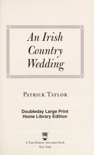 Cover of An Irish Country Wedding