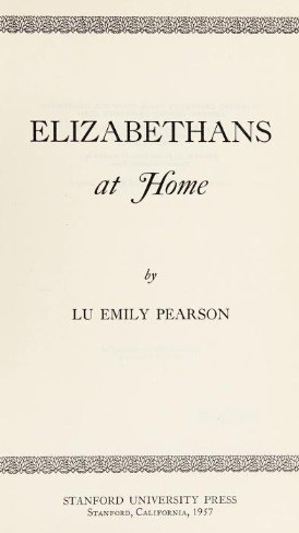 Cover of Elizabethans at Home