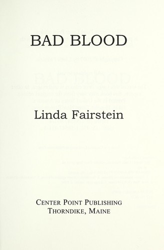Cover of Bad Blood