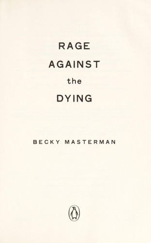 Cover of Rage Against the Dying
