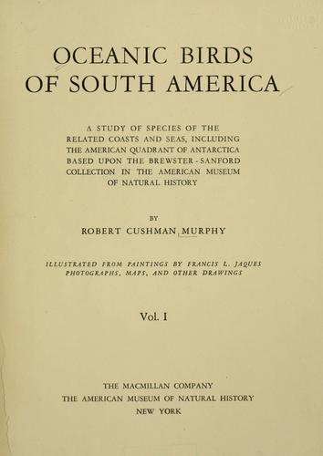 Cover of Oceanic Birds of South America