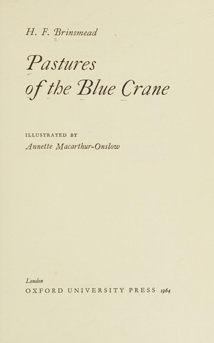 Cover of Pastures of the Blue Crane