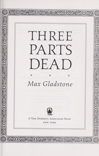 Cover of Three Parts Dead