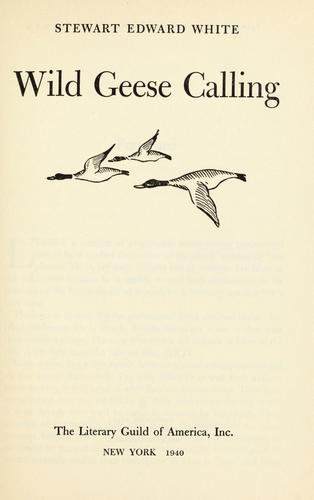 Cover of Wild Geese Calling