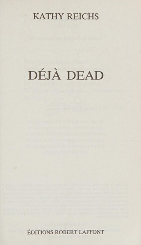 Cover of Deja Dead