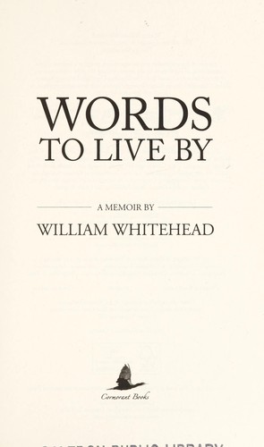 Cover of Words to Live By