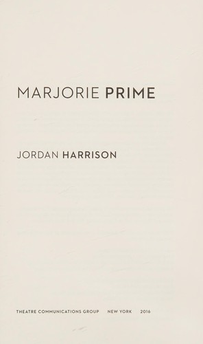 Cover of Marjorie Prime