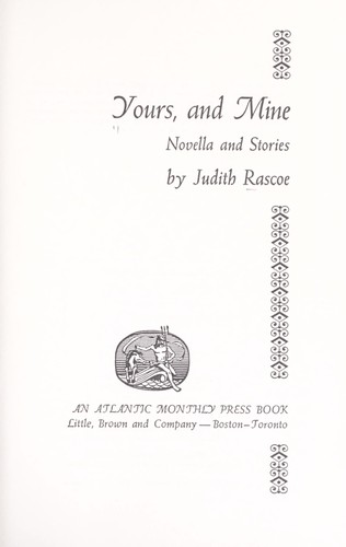 Cover of Yours and Mine