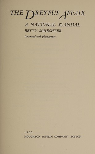 Cover of The Dreyfus Affair