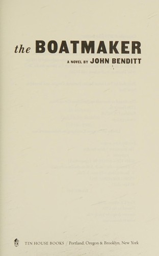 Cover of The Boatmaker