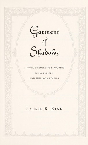 Cover of Garment of Shadows